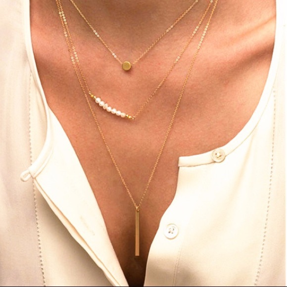 New Layered Necklace - Picture 2 of 2